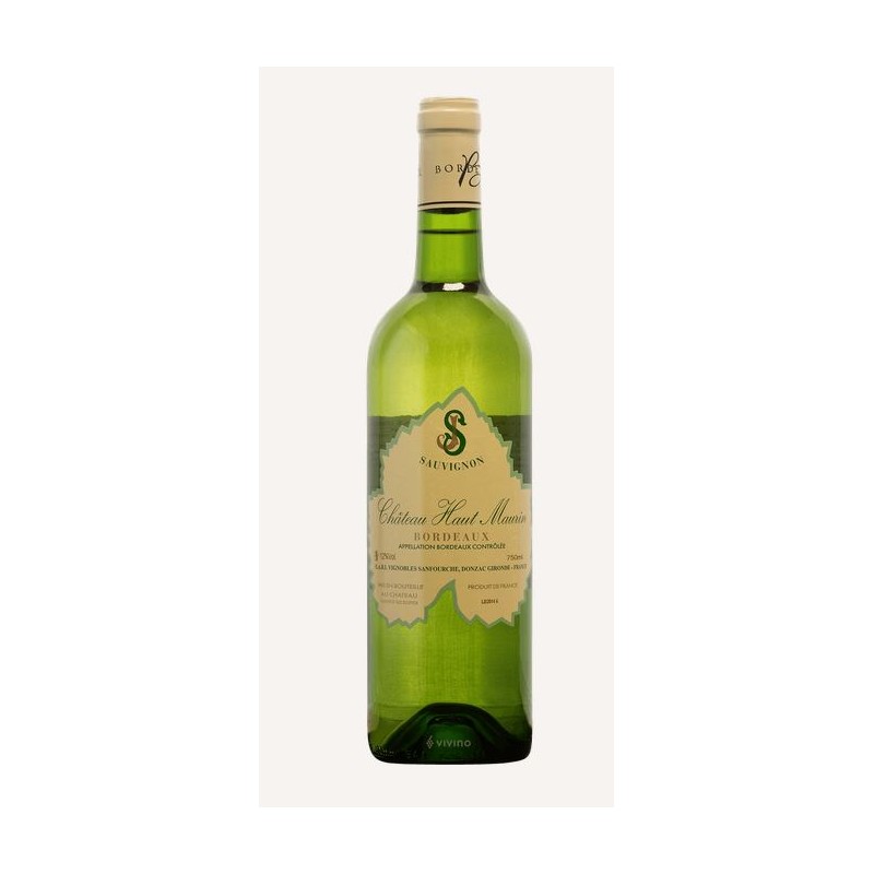 HAUT MAURIN Cht.  Blanc Sec _  AOP BORDEAUX 75CL / 13°