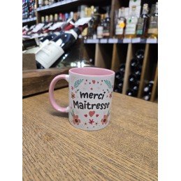 MUG "MERCI MAITRESSE" Rose...