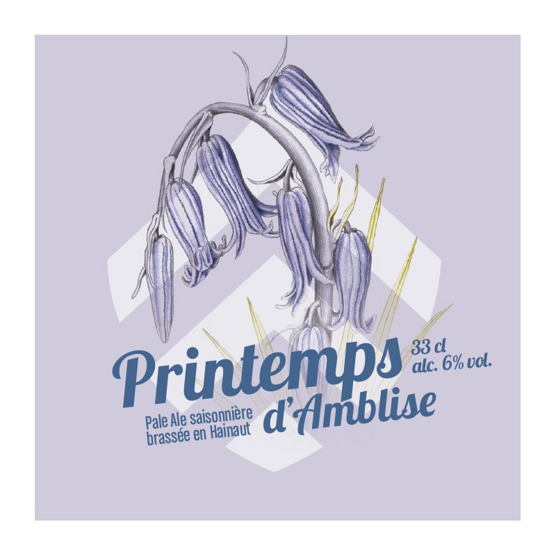 PRINTEMPS Bière Pale ALe Saison d'Amblise 6° _ 33cl/VP