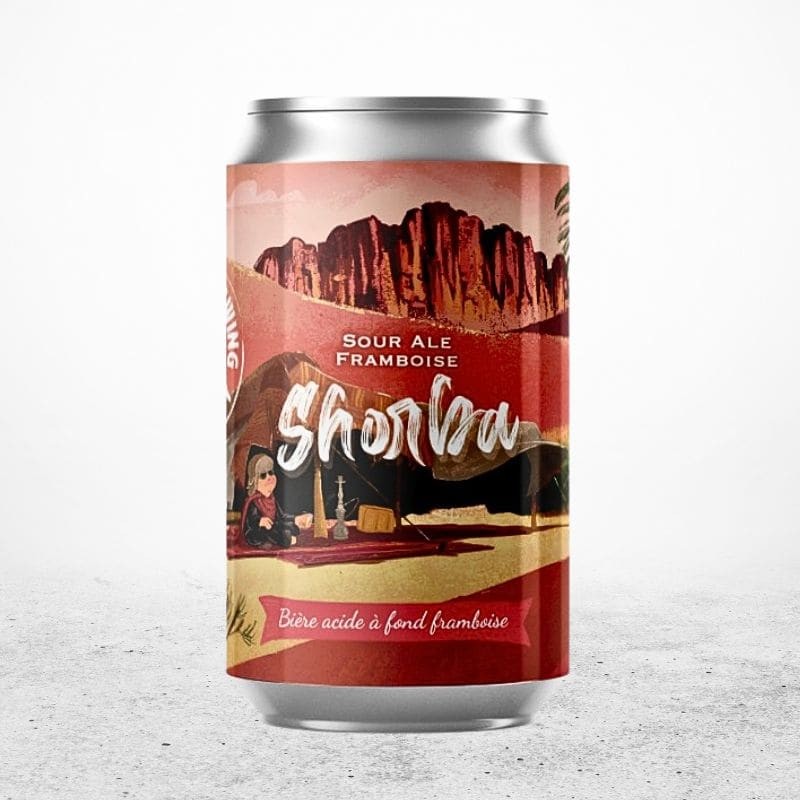 SHORBA Sour Ale Framboise 4.2° _ 33cl Canette