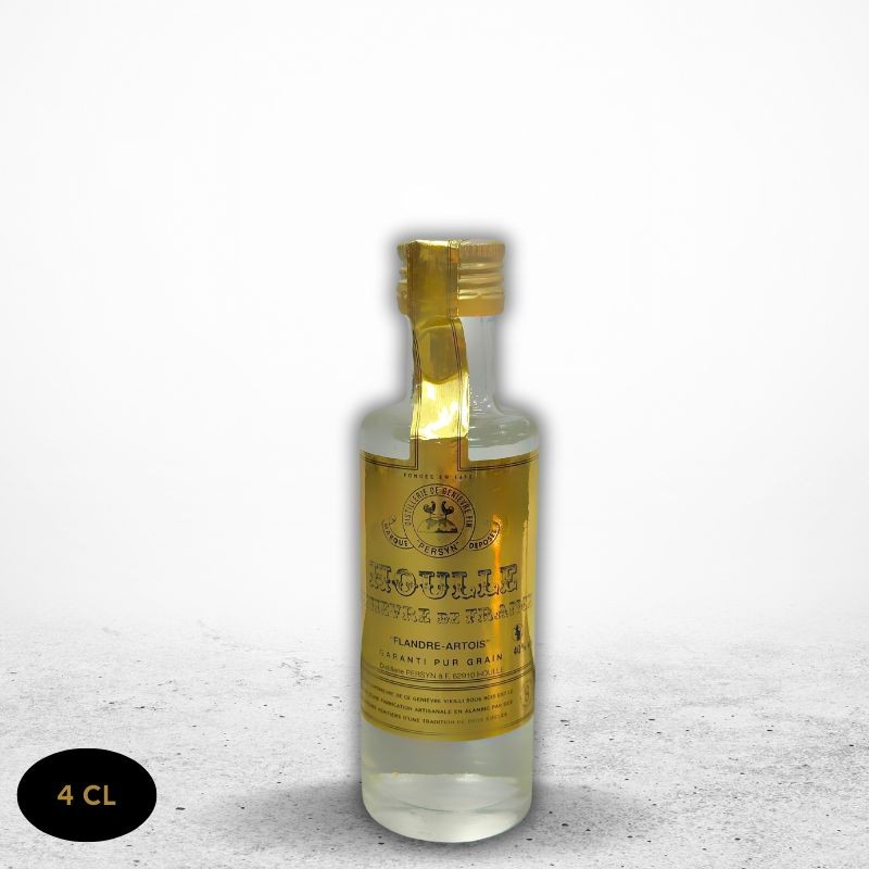 GENIEVRE DE HOULLE Carte doré _ Distillerie Persyn 4cl