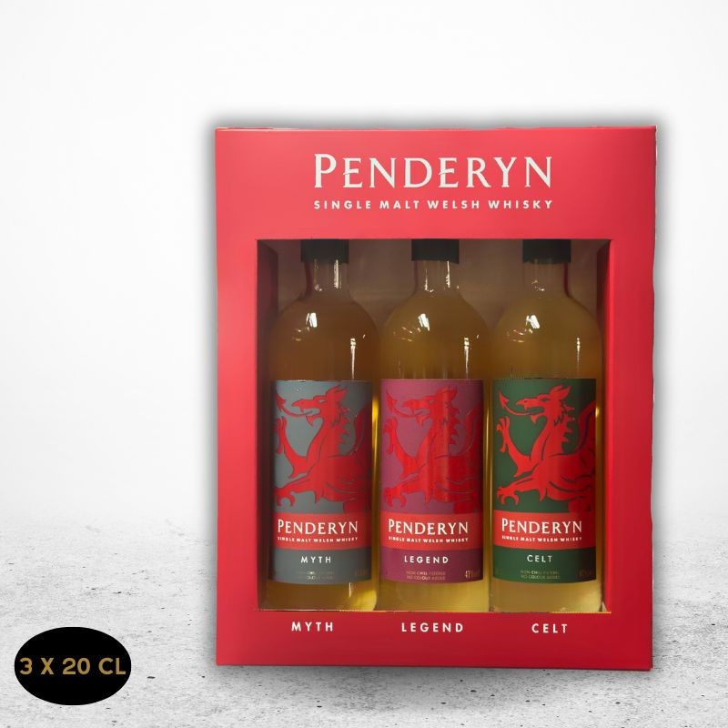 PENDERYN Tripack 3x20cl _ 41°/60cl