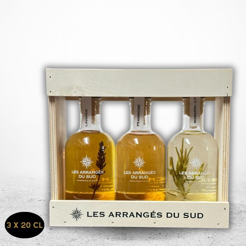 LES RHUMS DU SUD COFFRET PROVENCE _ 3X20CL 30°