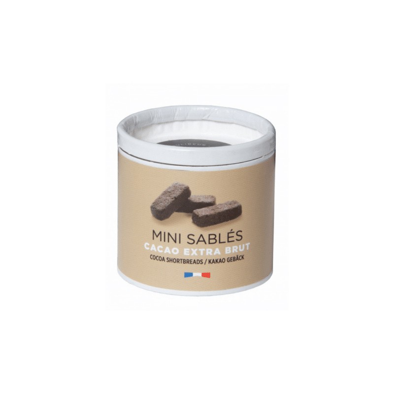 Mini Sablés Cacao extra brut 35gr - Petit Tube DDM 05/25