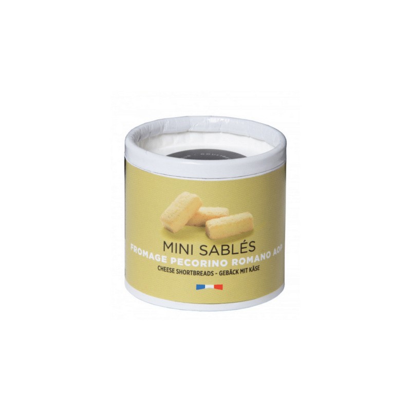 Mini Sablés Fromage Pecorino 35gr _ Petit Tube DDM 08/25