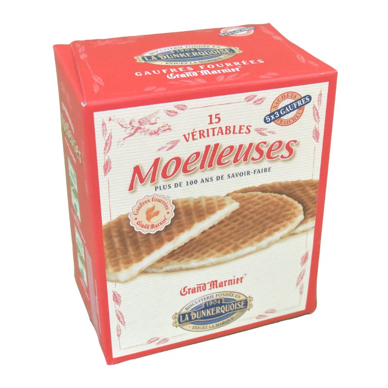 GAUFRES FOURREES MOELLEUSES Grand Marnier 300gr