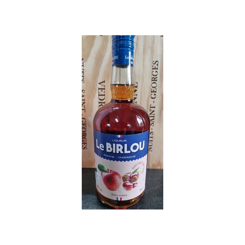 BIRLOU LIQUEUR Pomme Châtaigne VEDRENNE 70CL / 18°