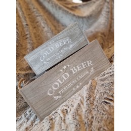 CAISSE BOIS GRIS "Cold...