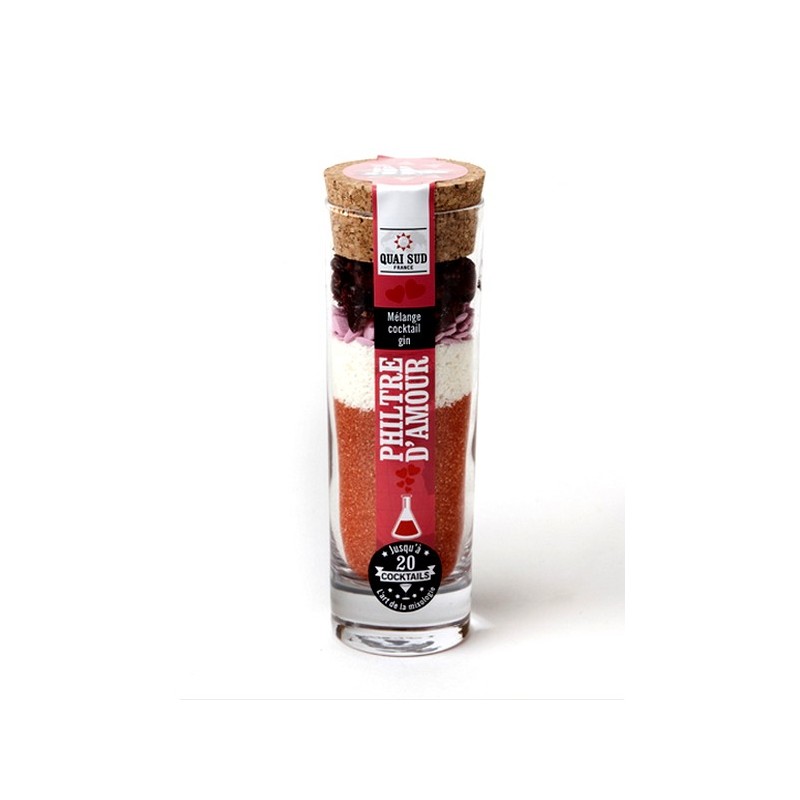 PHILTRE D'AMOUR (Cranberry-coco)- Mélange pr GIN_Verre 120Gr