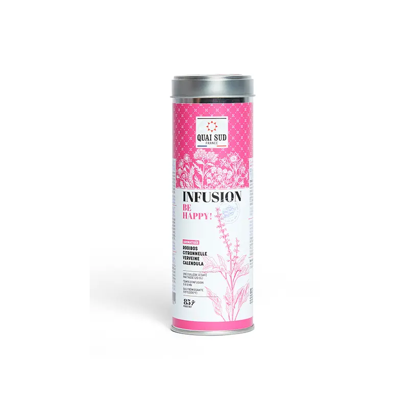 INFUSION "BE HAPPY" Boite ronde Quai Sud 85gr
