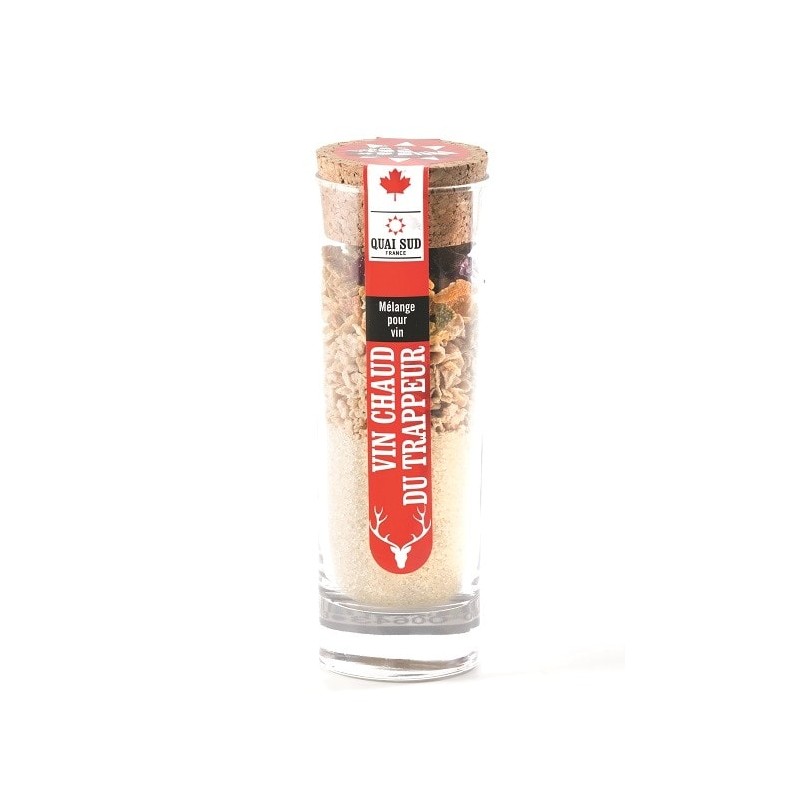 VIN CHAUD DU TRAPPEUR (Cannelle-Sucre d'érable)_ Verre 110gr