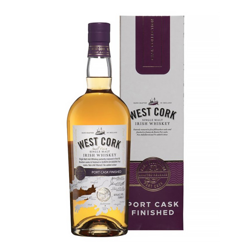 WEST CORK Port Cask Finished 70CL 43°