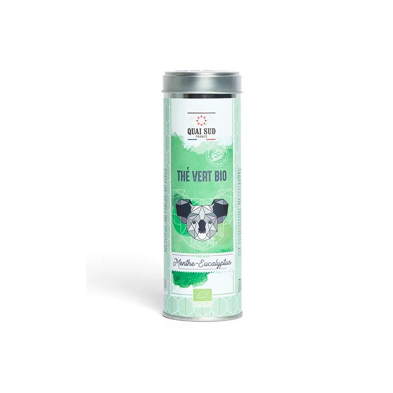 THE VERT BIO Menthe Eucalyptus BR 100GR Quai Sud