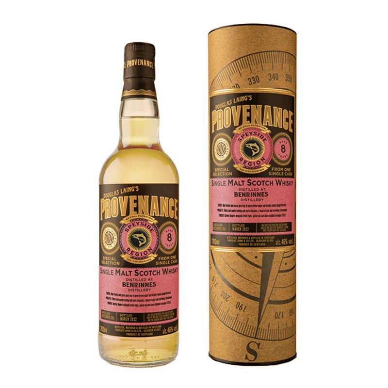 BENRINNES 8 ANS 2013 Sherry Cask D. Laing _ 70cl / 46°