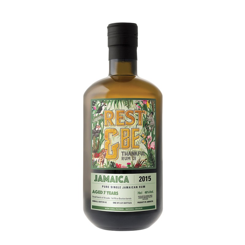 REST & BE THANKFUL 7ans 2015 Jamaica Lluidas Vale _ 70cl/46°