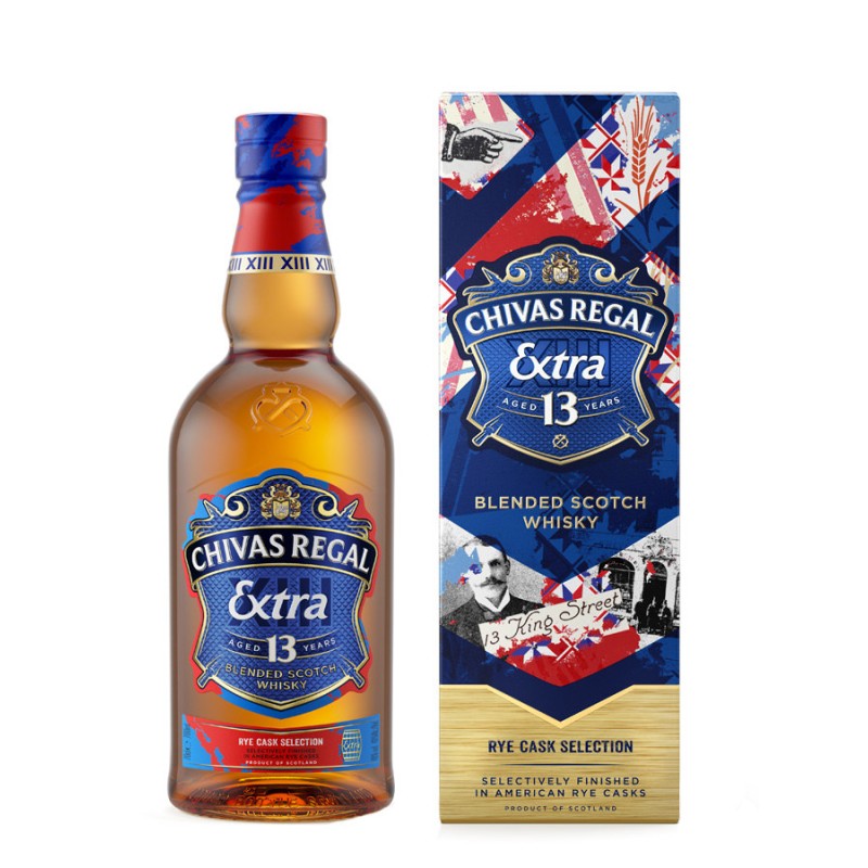 CHIVAS EXTRA 13A AMERICAN RYE 70CL 40°