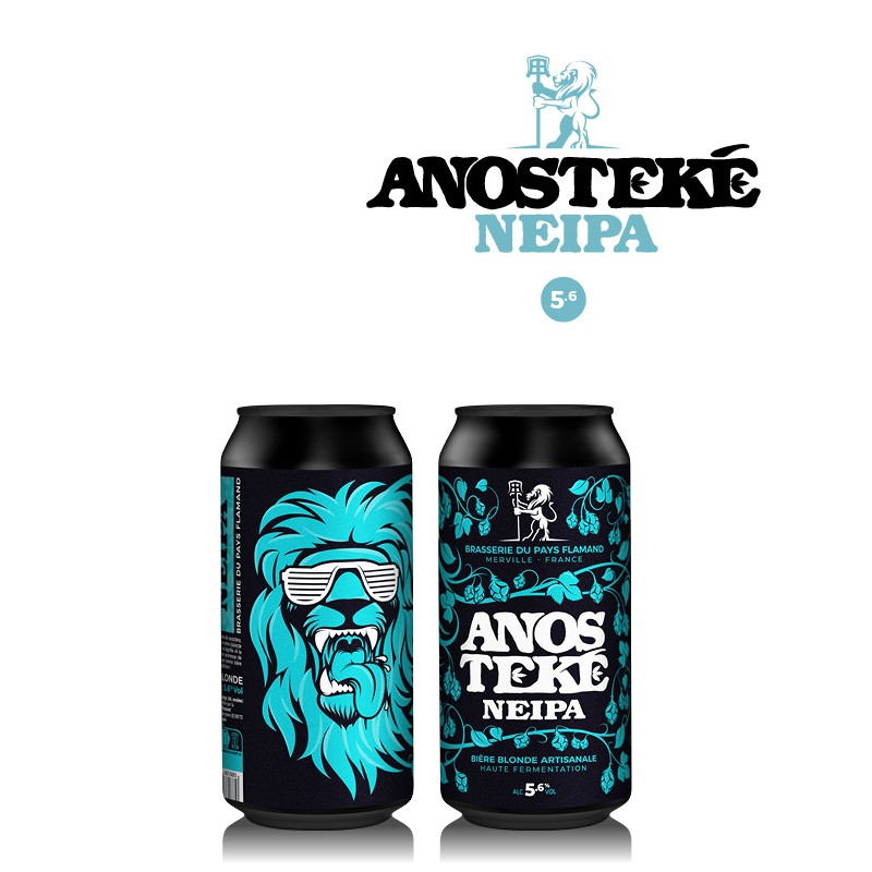 ANOSTEKE Blonde NEIPA 5.6° _ CANETTE 44CL