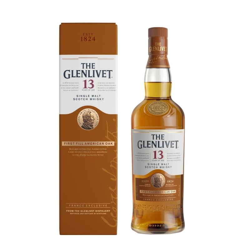 GLENLIVET (The) 13 ANS FIRST FILL AMERICAN OAK 70CL/40°
