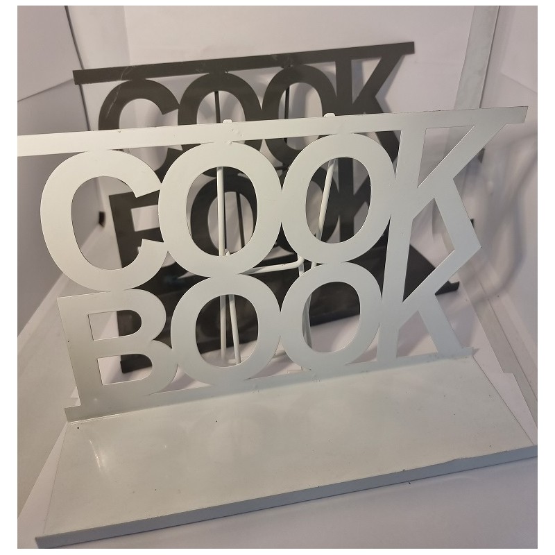 PORTE LIVRE Taupe ou Blanc "Cook Book"