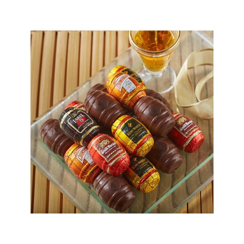 CHOCOLAT LIQUEUR - TONNELETS ASSORTIS 10GR