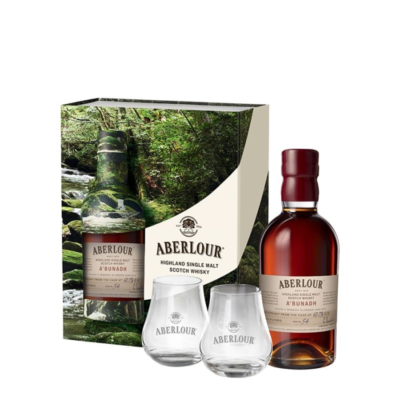 ABERLOUR A'BUNADH coffret +2v 70CL 60°