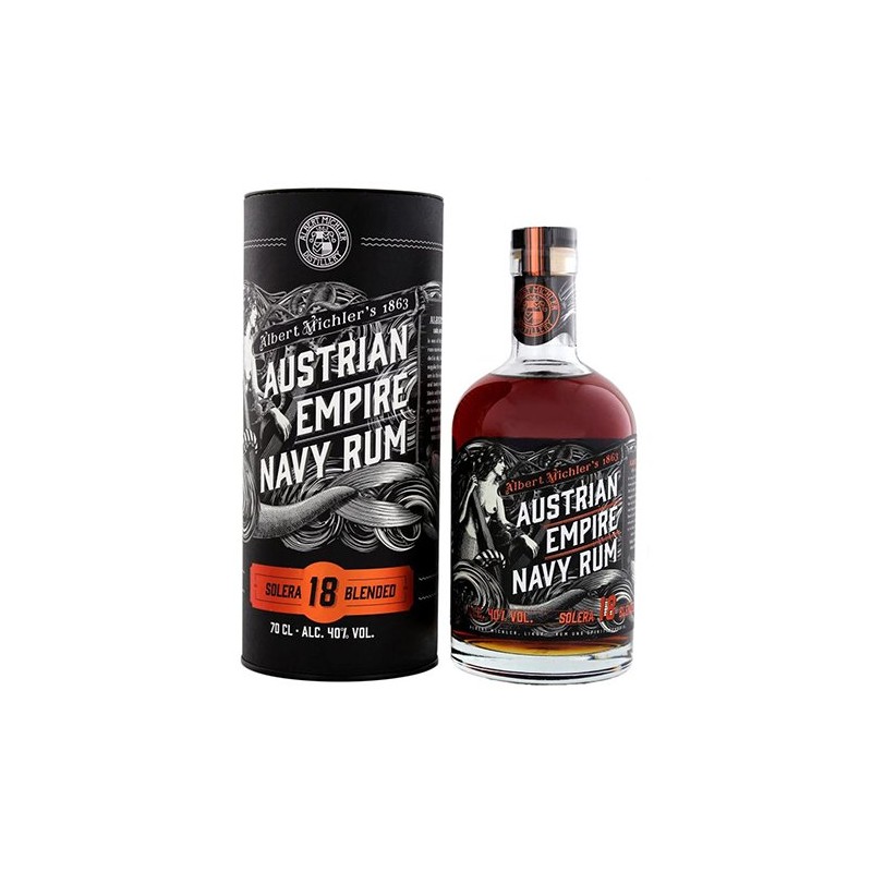 SOLERA 18 ANS BLEND - AUSTRIAN EMPIRE NAVY RUM _ 70CL 40°
