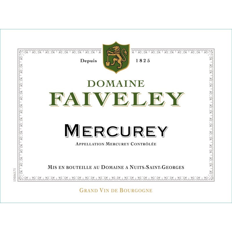 MERCUREY Blanc 2018 _ Dom FAIVELEY 75CL