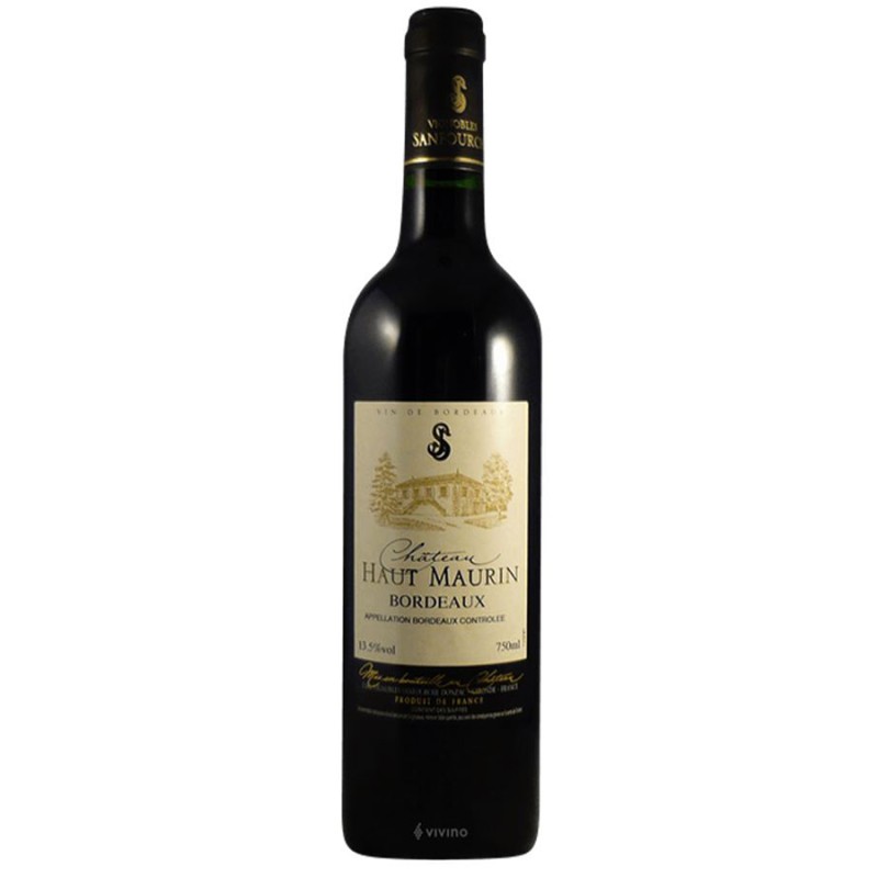 HAUT MAURIN Cht. 2020 Rouge _ AOP BORDEAUX 75cl