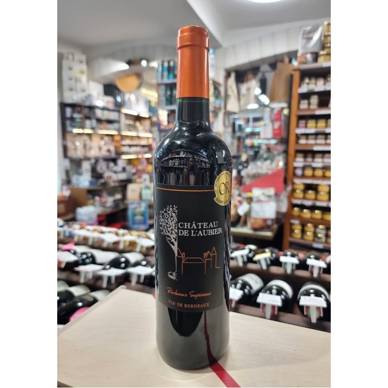 Château de l'AUBIER. _ AOP BORDEAUX Supérieur 75CL