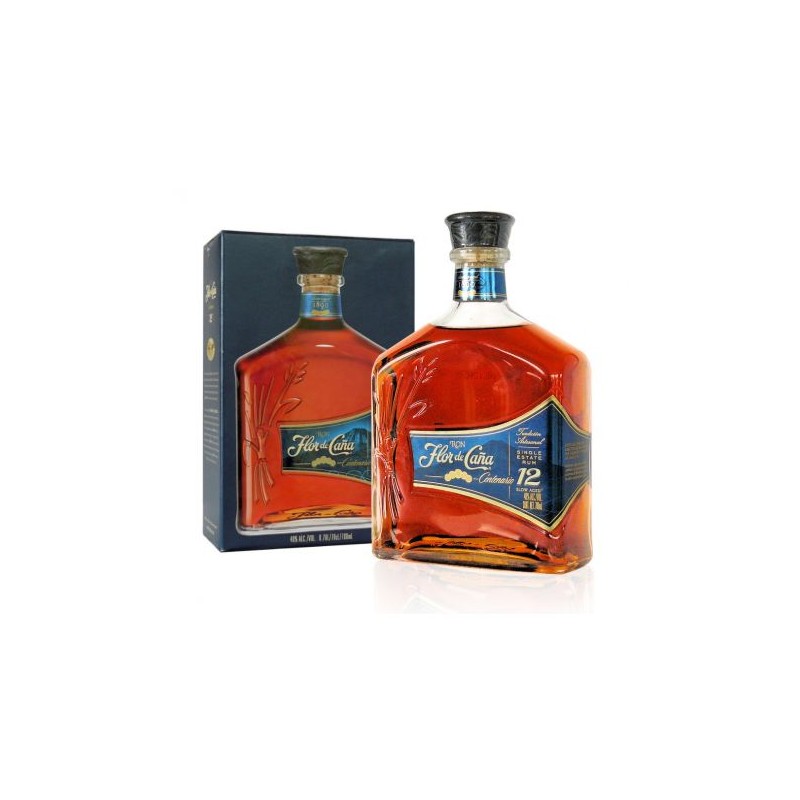 FLOR DE CANA 12 ANS CENTENARIO 70CL 40°