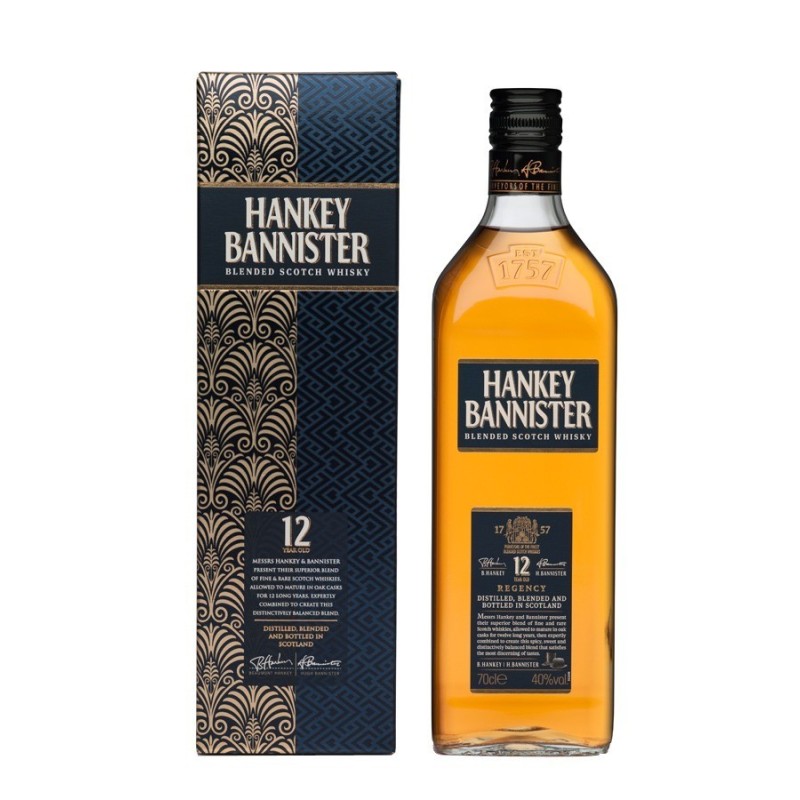 HANKEY BANNISTER 12 ANS  70CL 40°