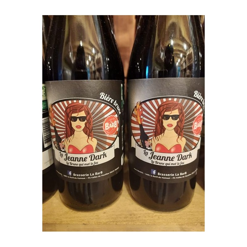 JEANNE DARK Bière Brune BIO 8° _ 33cl/VP