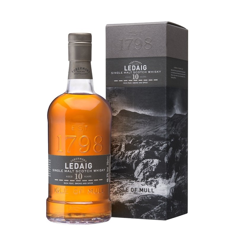 LEDAIG 10 ANS  Single Malt _ 70CL  46.3°