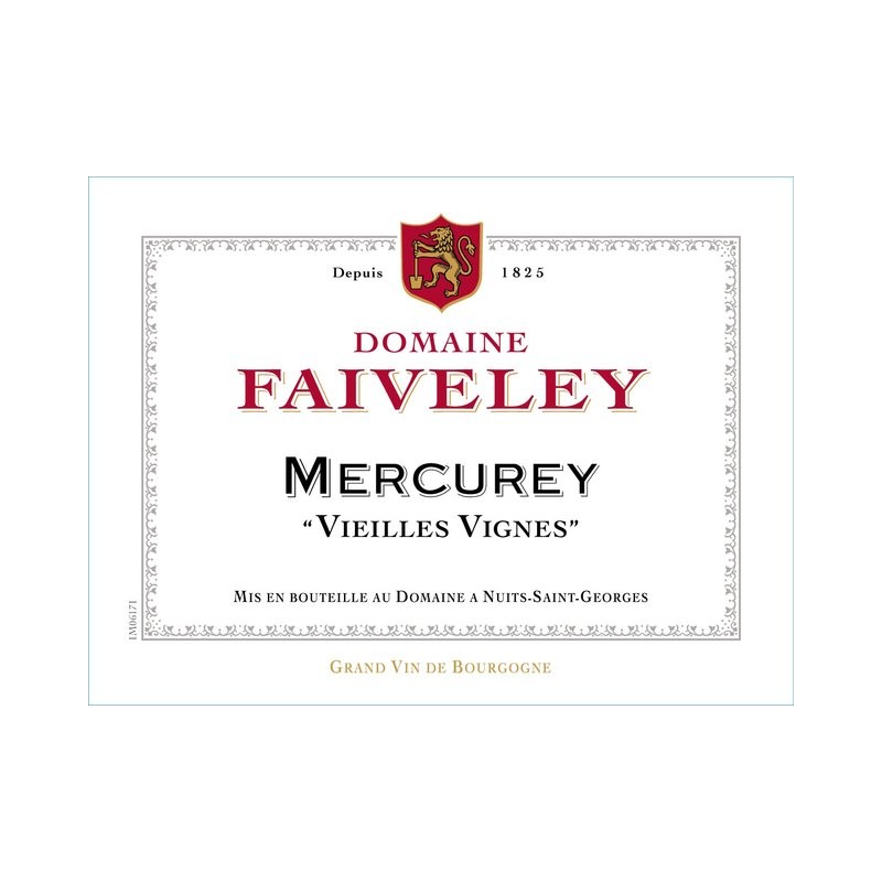 MERCUREY "Vieilles Vignes" 2019 Rouge _ D. FAIV 75CL