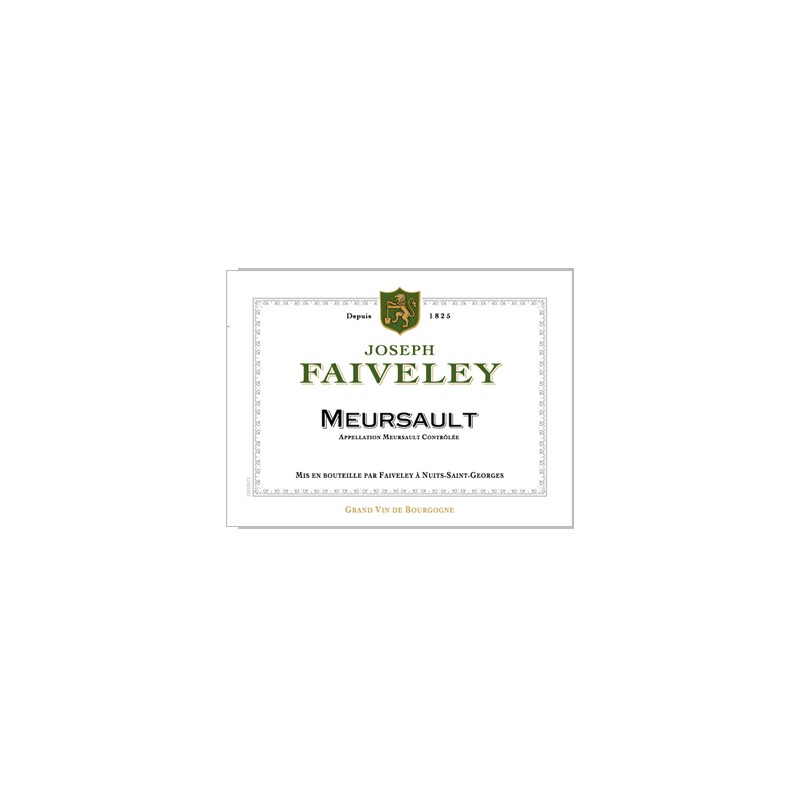 MEURSAULT Blanc 2016 _  Dom. FAIVELEY 75CL