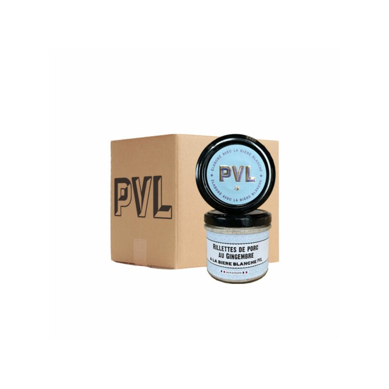 PVL RILLETTE DE PORC au Gingembre à la bière blanche PVL