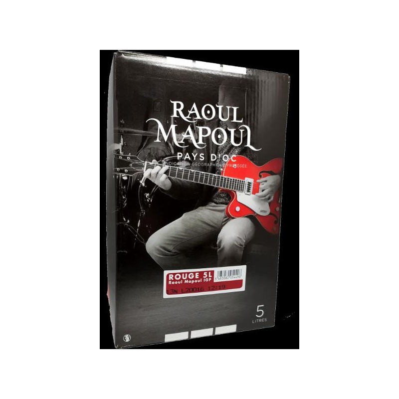CUBI 5L RAOUL MAPOUL Rouge  _ IGP PAYS D'OC