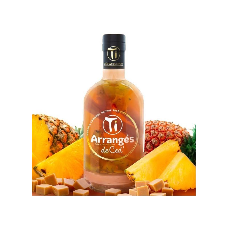 TI ARRANGE de Ced - Ananas Caramel Beurre Salé _ 70CL / 32°