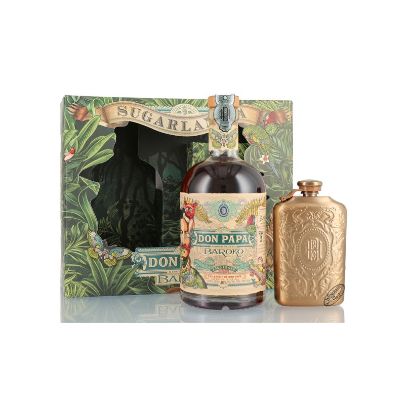 DON PAPA BAROKO Coffret Flask  _ 70CL  40°