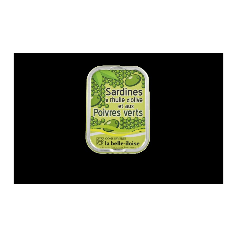 SARDINES Olive et Poivre Vert 115GR _ La Belle Iloise
