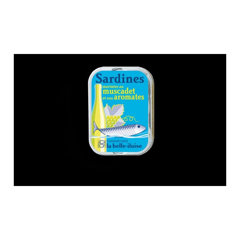 SARDINES Muscadet et Aromates 115gr _ La Belle Iloise