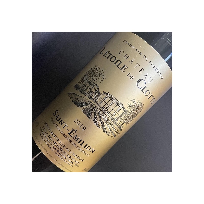 ETOILE DE CLOTTE Château _ ST Emilion Rouge 75CL