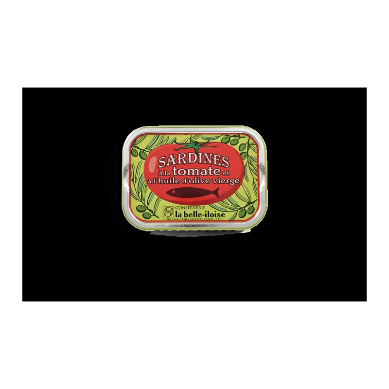 SARDINES à la Tomate, 'huile d'Olive 115GR _ La Belle Iloise