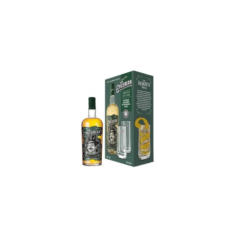 THE EPICUREAN COFFRET 2 VERRES  70CL  46°