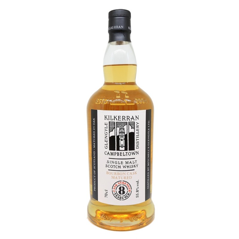 KILKERRAN 8 ans BDF Bourbon _ 70CL / 55.8°