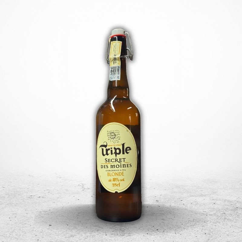 SECRET DES MOINES TRIPLE Blonde 8° _ 75cl VP