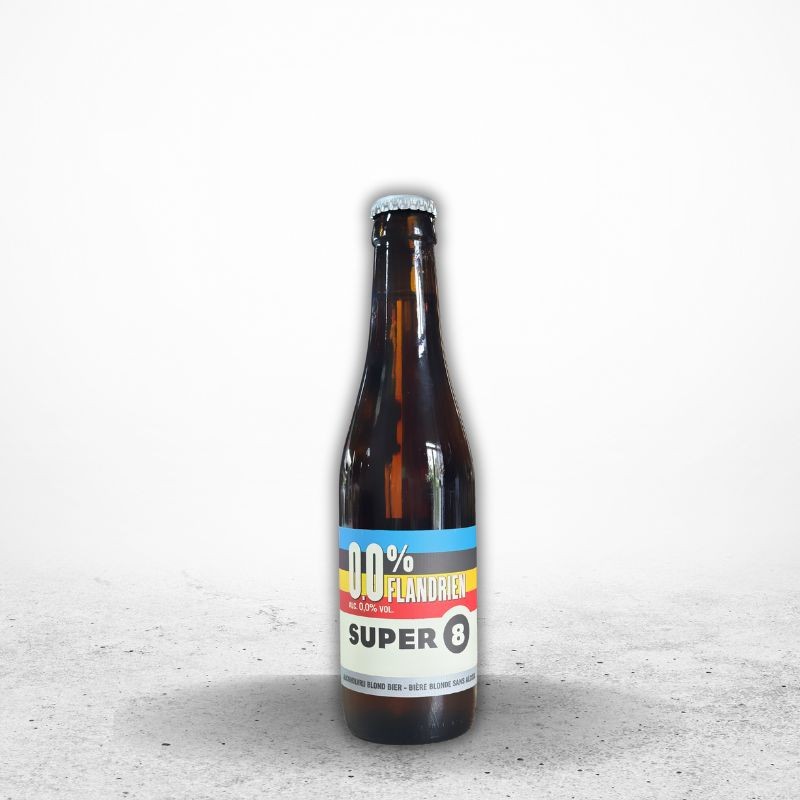 SUPER 8 Flandrien Bière Sans Alcool _ 33CL VC
