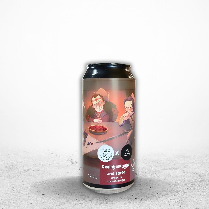 CECI N'EST PAS UNE TARTE Fruits Rouges 6.9° _ 44cl Canette DDM 07/25