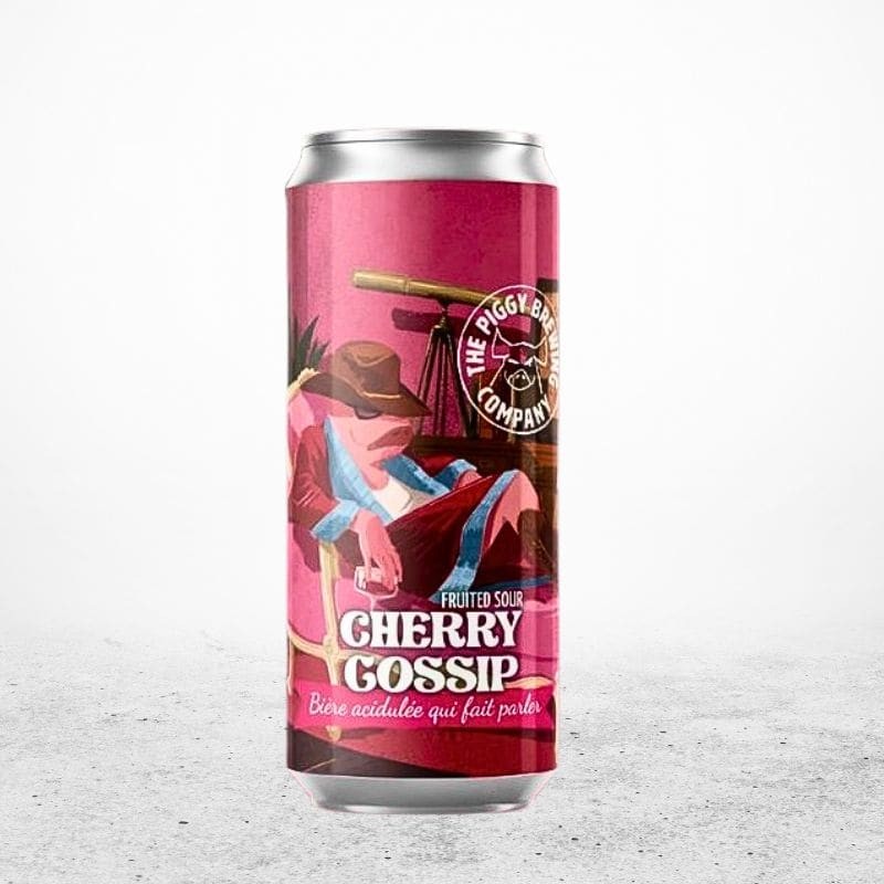 CHERRY GOSSIP Fruited Sour 4.8° Canette 44cl DDM 07/25