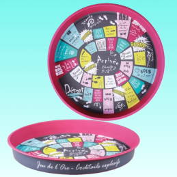 PLATEAU VIGGO  métal rond...